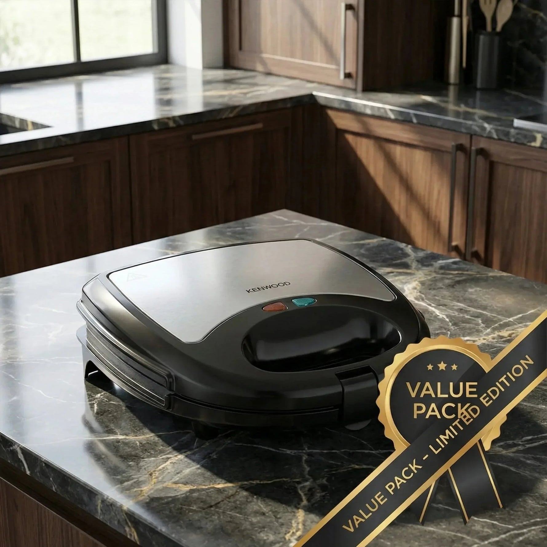 باندل تجهيز المطبخ المتكامل من كينوود + ماكينة سندوتشات - Blanco