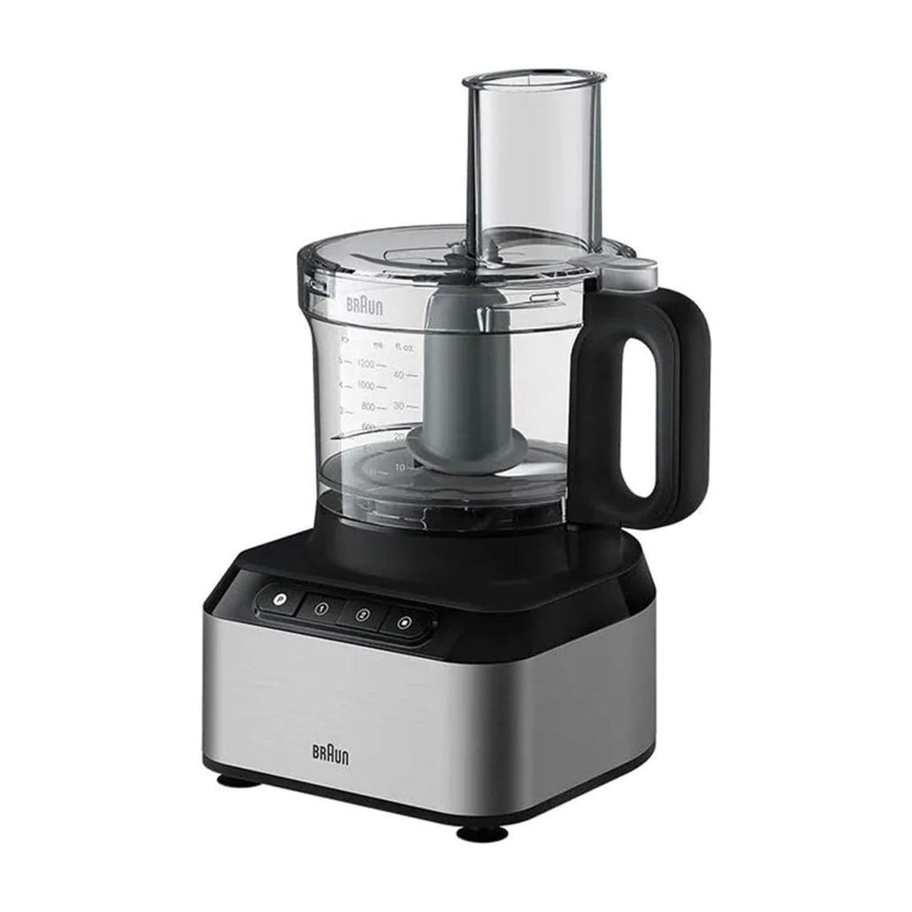 محضر طعام براون، خلاط 1.2 لتر، 800 وات، أسود - FP3233SI - Blanco