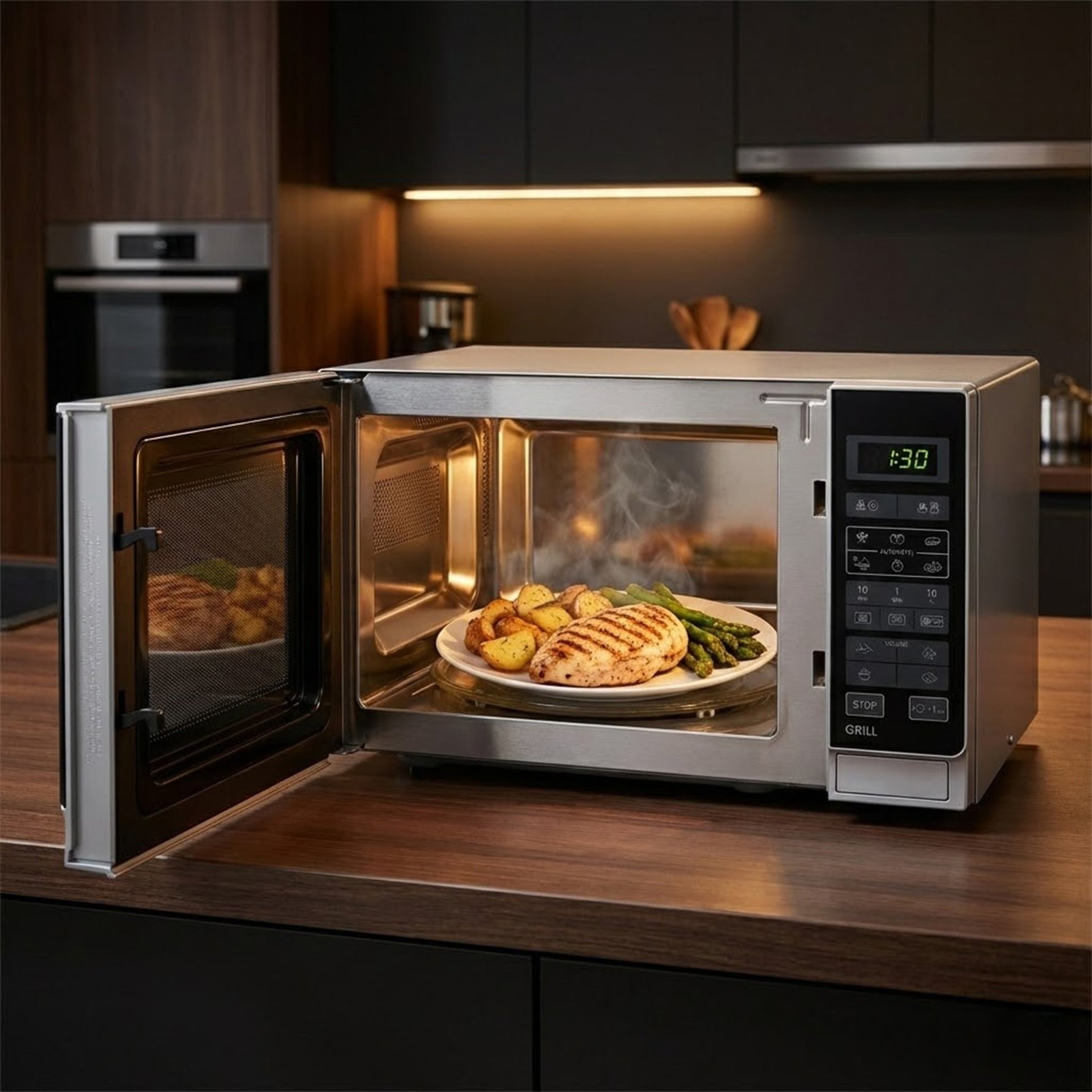 ميكروويف شارب فضي ديجيتال 25 لتر - R - 750MR(S) - Blanco